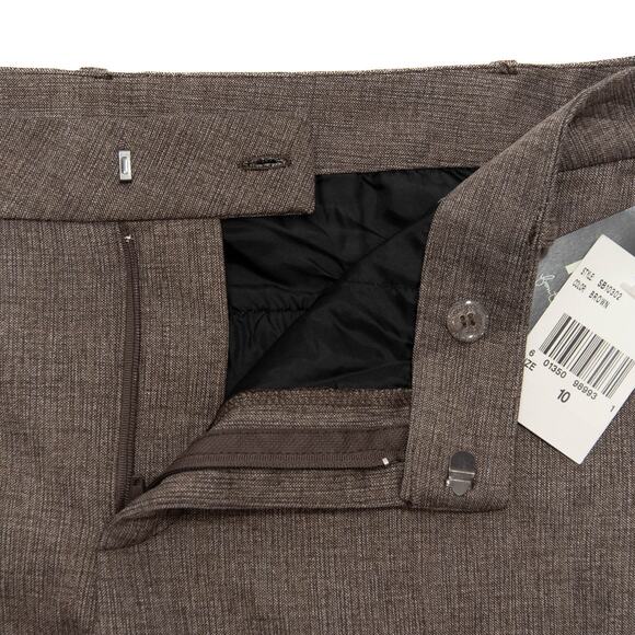 Kut From The Kloth Brown Straight Leg Trouser Pants Size  10 - Picture 6 of 14